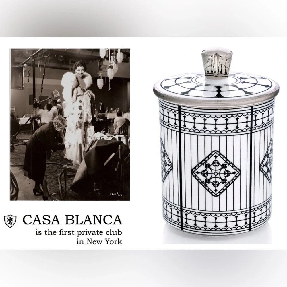 Casa Blanca Mini New York Porcelain Candle Vessel jar